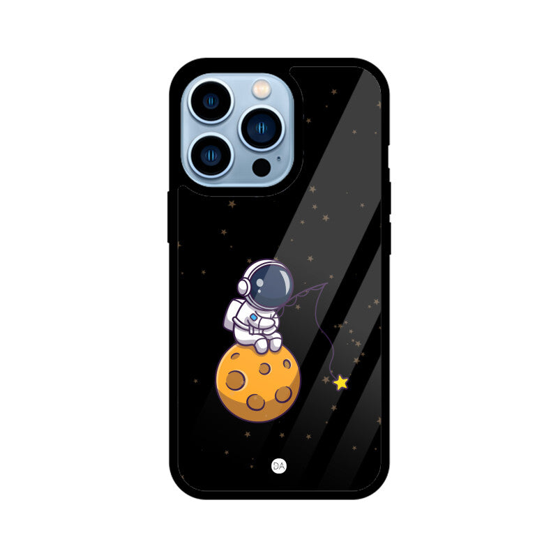 Astronaut Fishing Stars Design Case For iPhone