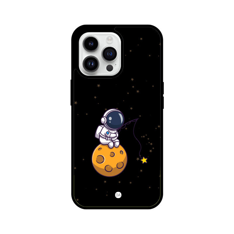 Astronaut Fishing Stars Design Case For iPhone