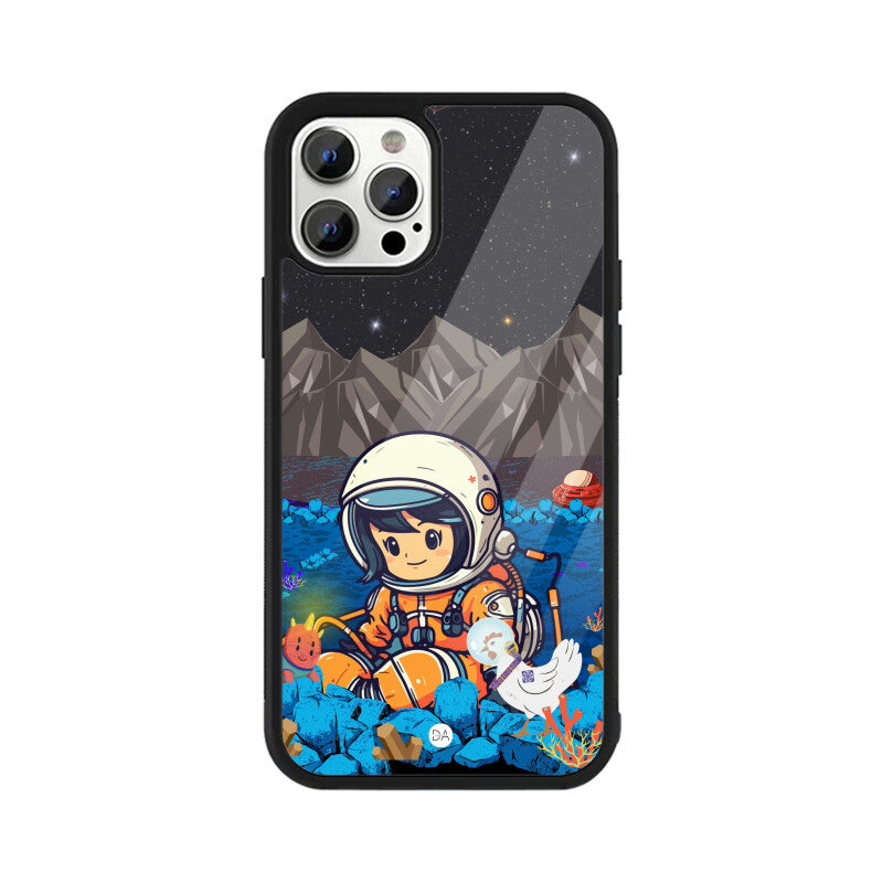 Planet Moon Design Case For iPhone