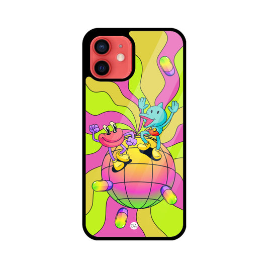 Dancing Ball Design Case Cover For iPhone | Dhukeri Arts