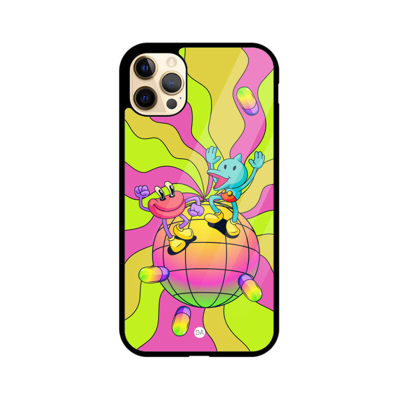 Dancing Ball Design Case Cover For iPhone | Dhukeri Arts