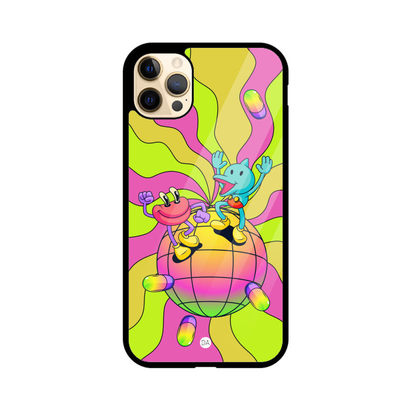 Dancing Ball Design Case Cover For iPhone | Dhukeri Arts