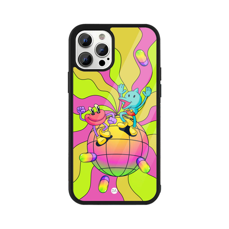 Dancing Ball Design Case Cover For iPhone | Dhukeri Arts