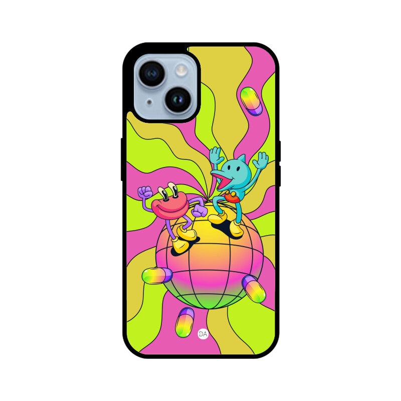 Dancing Ball Design Case Cover For iPhone | Dhukeri Arts