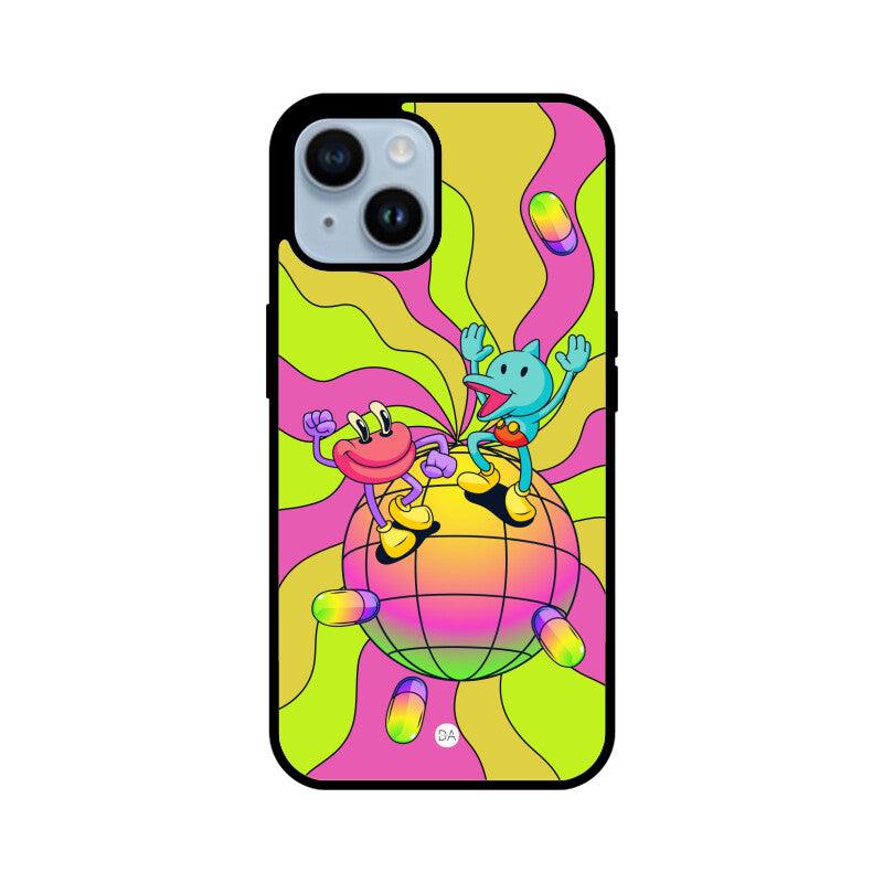 Dancing Ball Design Case Cover For iPhone | Dhukeri Arts