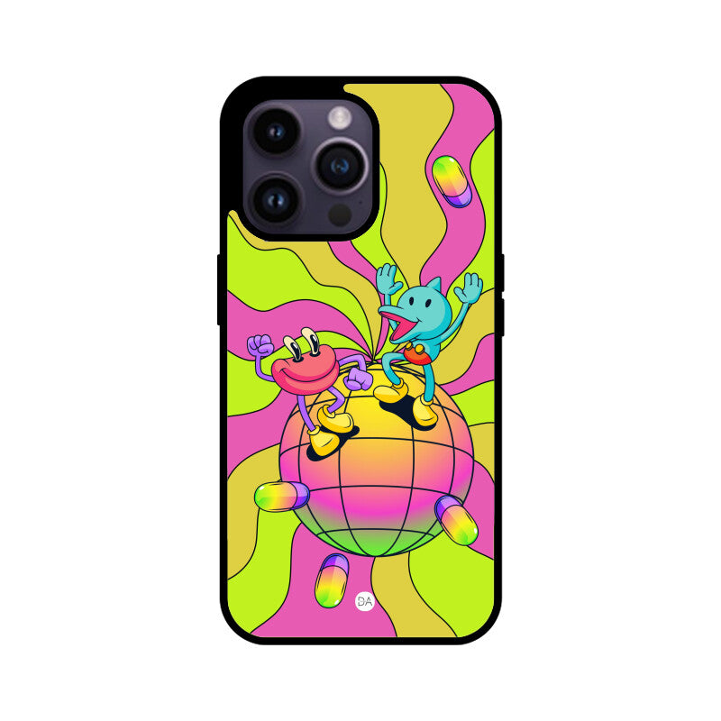 Dancing Ball Design Case Cover For iPhone | Dhukeri Arts