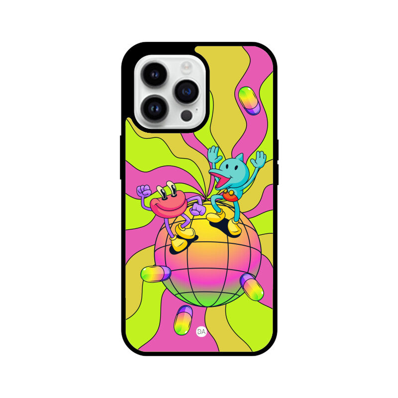 Dancing Ball Design Case Cover For iPhone | Dhukeri Arts