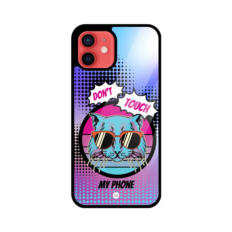 Don't Touch My Phone Design Case Cover For iPhone | Dhukeri Arts