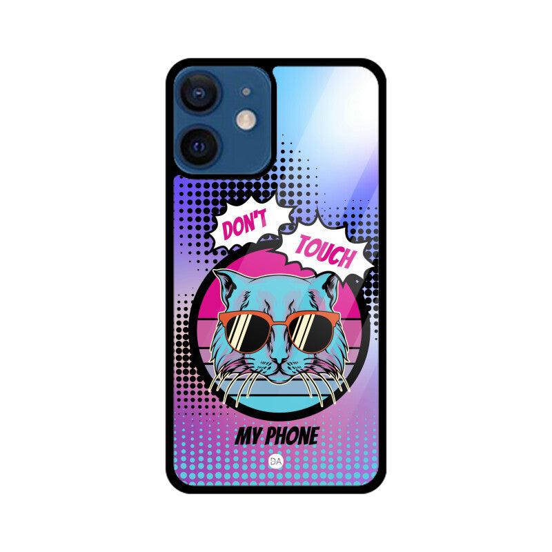 Don't Touch My Phone Design Case Cover For iPhone | Dhukeri Arts