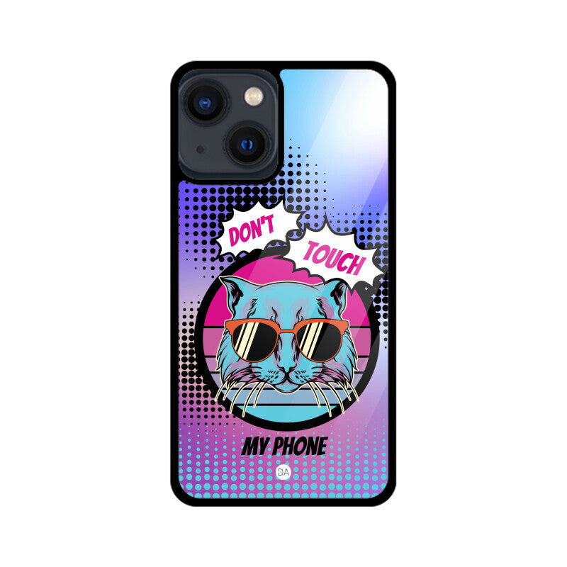 Don't Touch My Phone Design Case Cover For iPhone | Dhukeri Arts