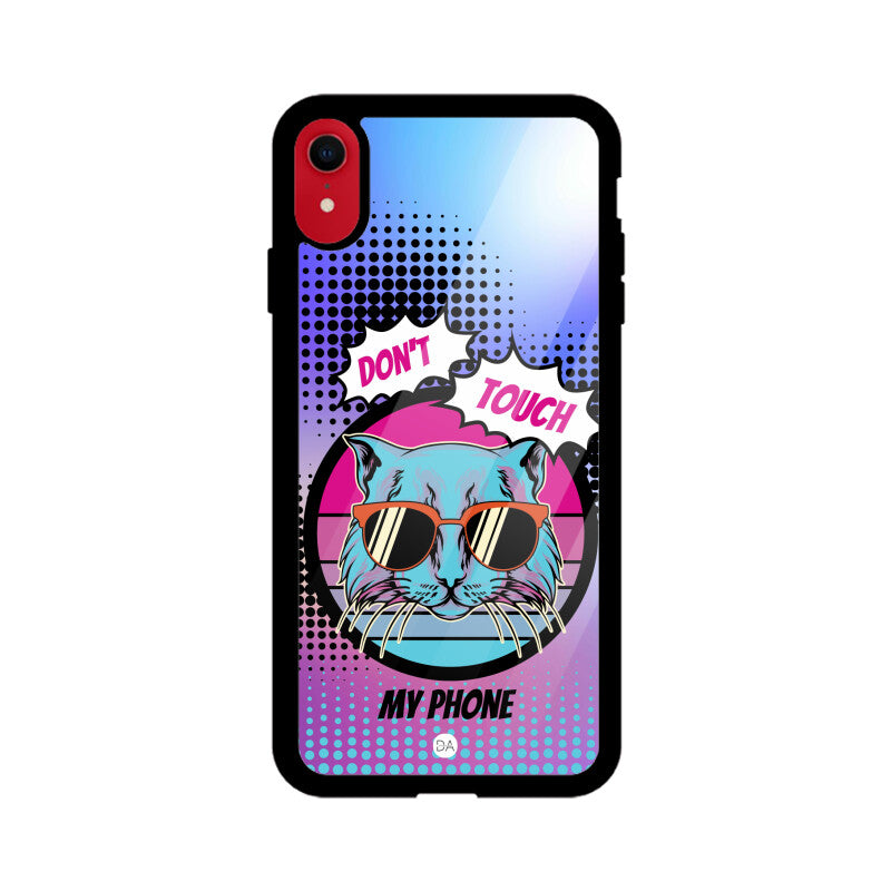 Don't Touch My Phone Design Case Cover For iPhone | Dhukeri Arts