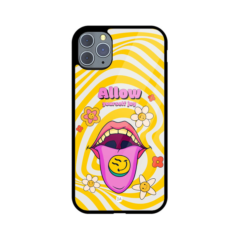 Allow Yourself Joy Design Case For iPhone | Dhukeri Arts