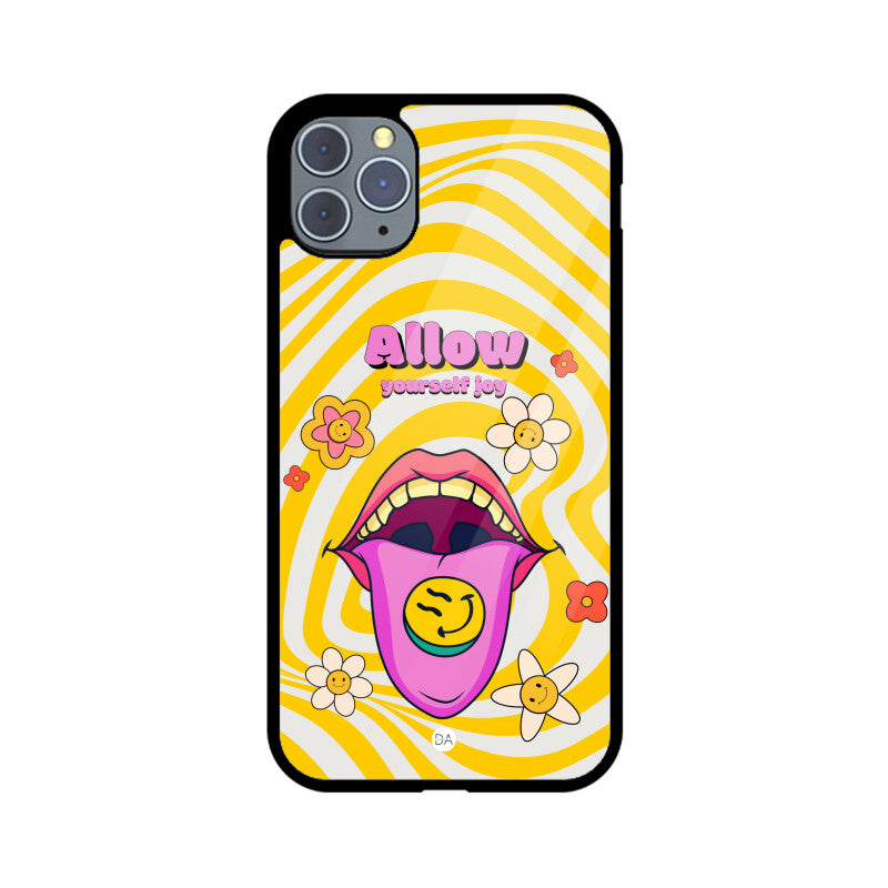 Allow Yourself Joy Design Case For iPhone | Dhukeri Arts