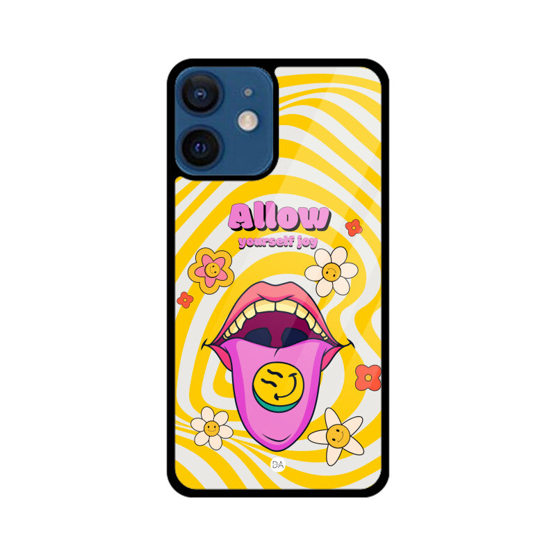 Allow Yourself Joy Design Case For iPhone | Dhukeri Arts