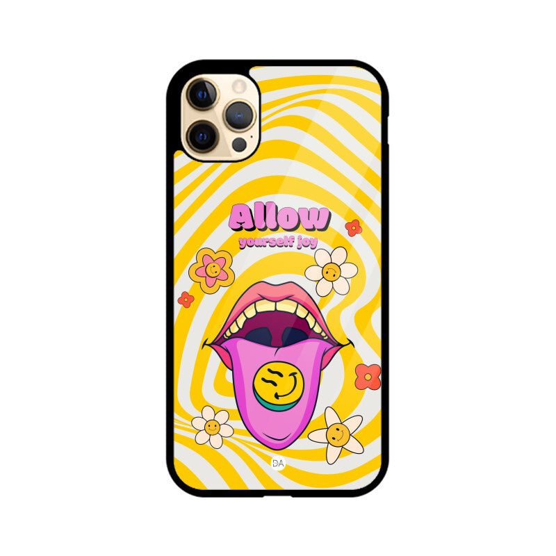 Allow Yourself Joy Design Case For iPhone | Dhukeri Arts