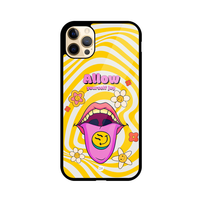 Allow Yourself Joy Design Case For iPhone | Dhukeri Arts