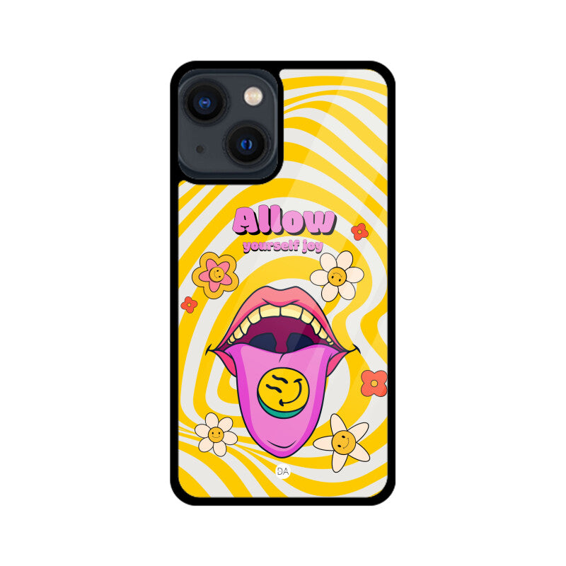 Allow Yourself Joy Design Case For iPhone | Dhukeri Arts