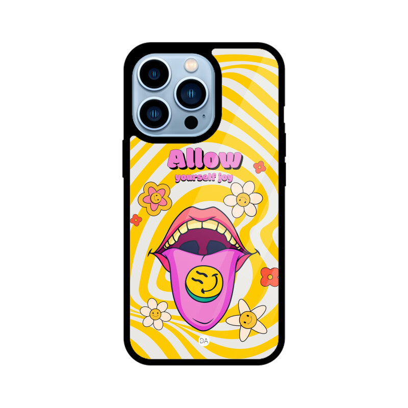 Allow Yourself Joy Design Case For iPhone | Dhukeri Arts