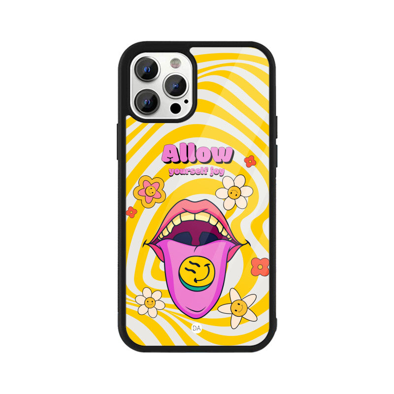Allow Yourself Joy Design Case For iPhone | Dhukeri Arts