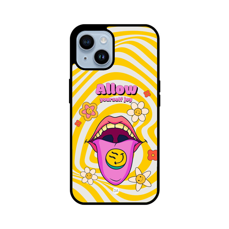 Allow Yourself Joy Design Case For iPhone | Dhukeri Arts