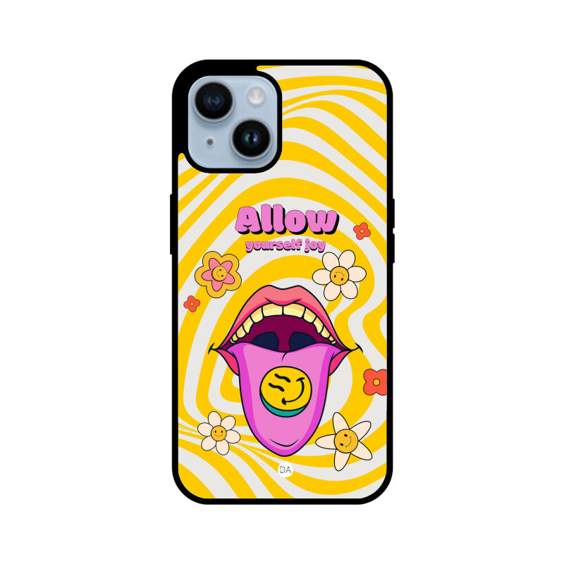 Allow Yourself Joy Design Case For iPhone | Dhukeri Arts