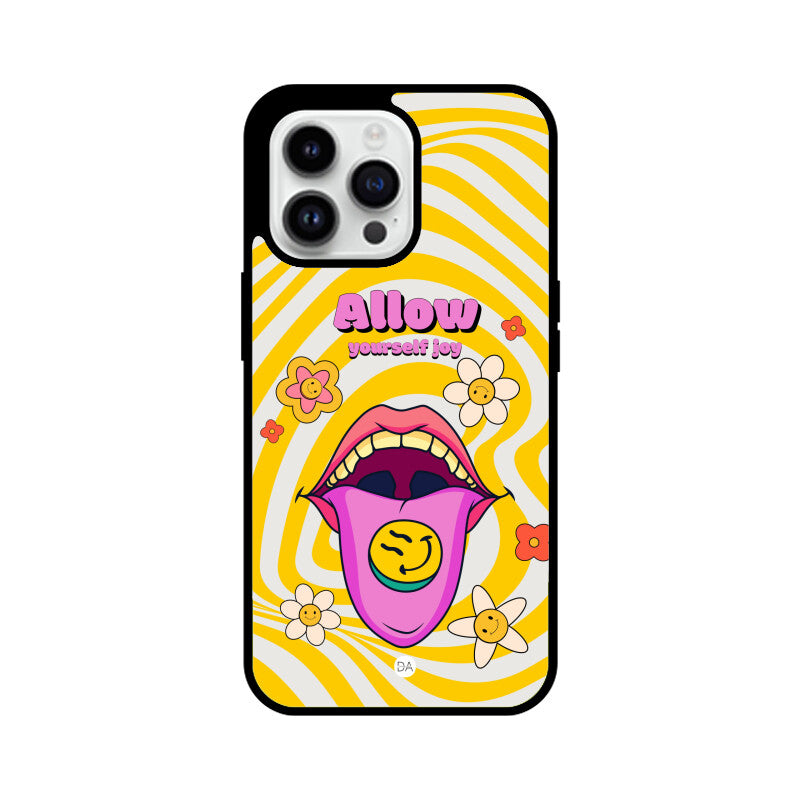 Allow Yourself Joy Design Case For iPhone | Dhukeri Arts