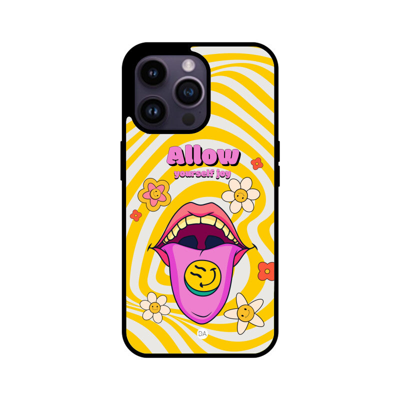 Allow Yourself Joy Design Case For iPhone | Dhukeri Arts