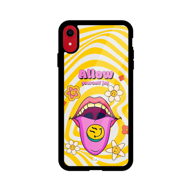 Allow Yourself Joy Design Case For iPhone | Dhukeri Arts