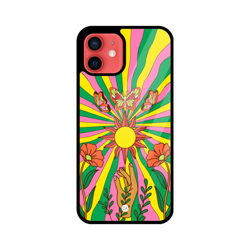 Butterflies In The Sun Design Case Cover For iPhone | Dhukeri Arts