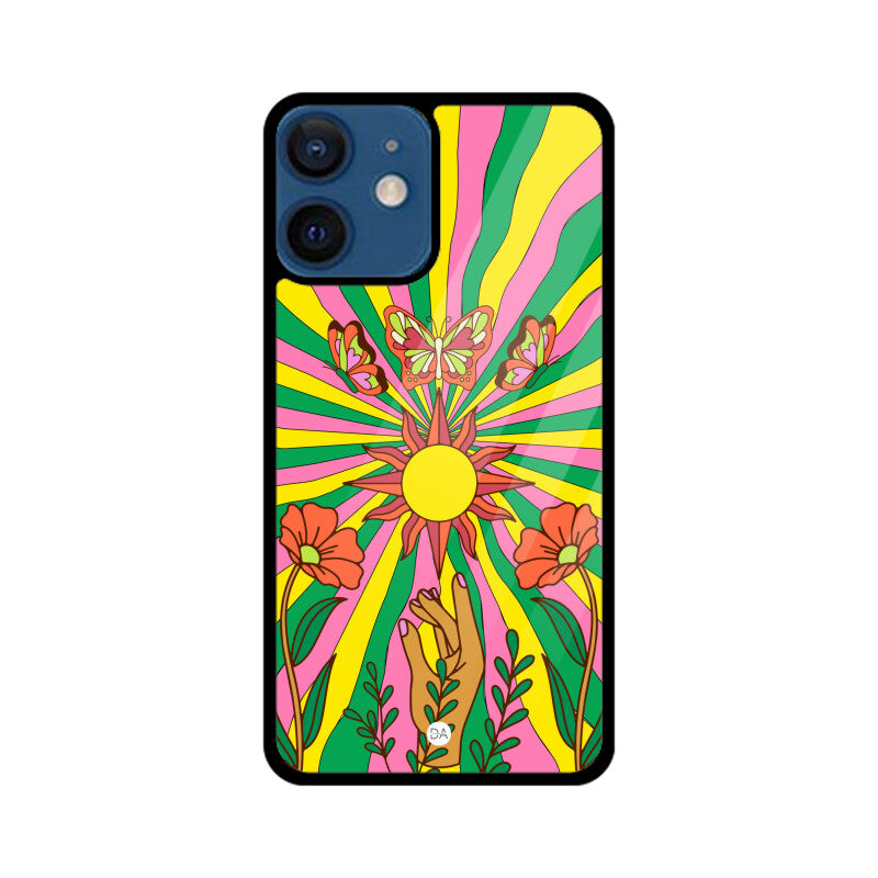 Butterflies In The Sun Design Case Cover For iPhone | Dhukeri Arts