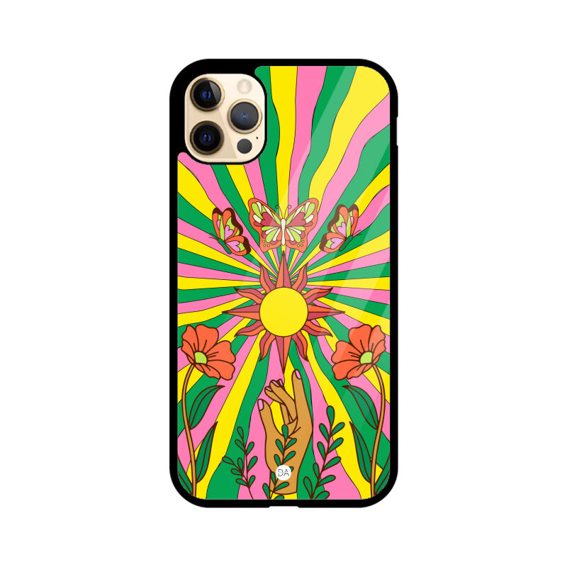 Butterflies In The Sun Design Case Cover For iPhone | Dhukeri Arts