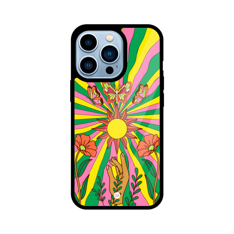 Butterflies In The Sun Design Case Cover For iPhone | Dhukeri Arts