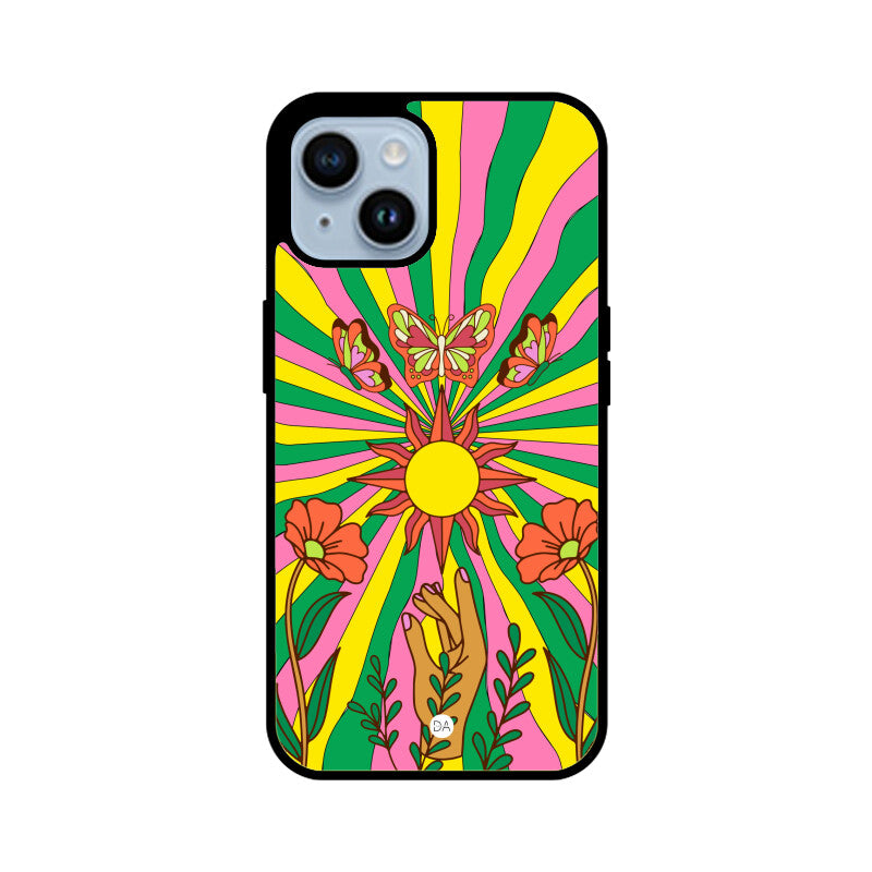 Butterflies In The Sun Design Case Cover For iPhone | Dhukeri Arts