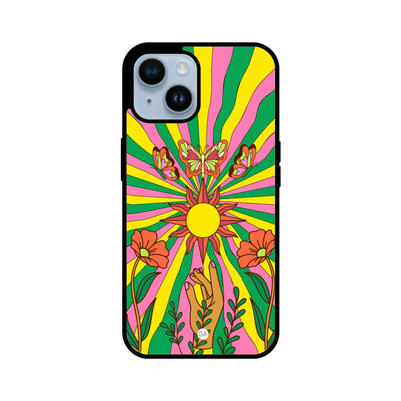 Butterflies In The Sun Design Case Cover For iPhone | Dhukeri Arts