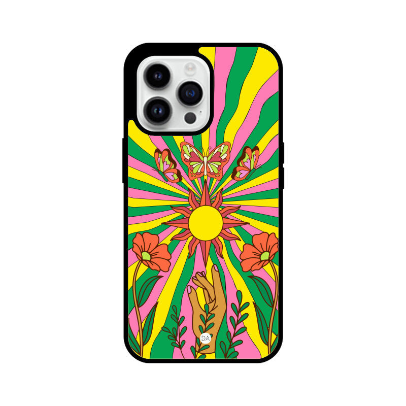 Butterflies In The Sun Design Case Cover For iPhone | Dhukeri Arts