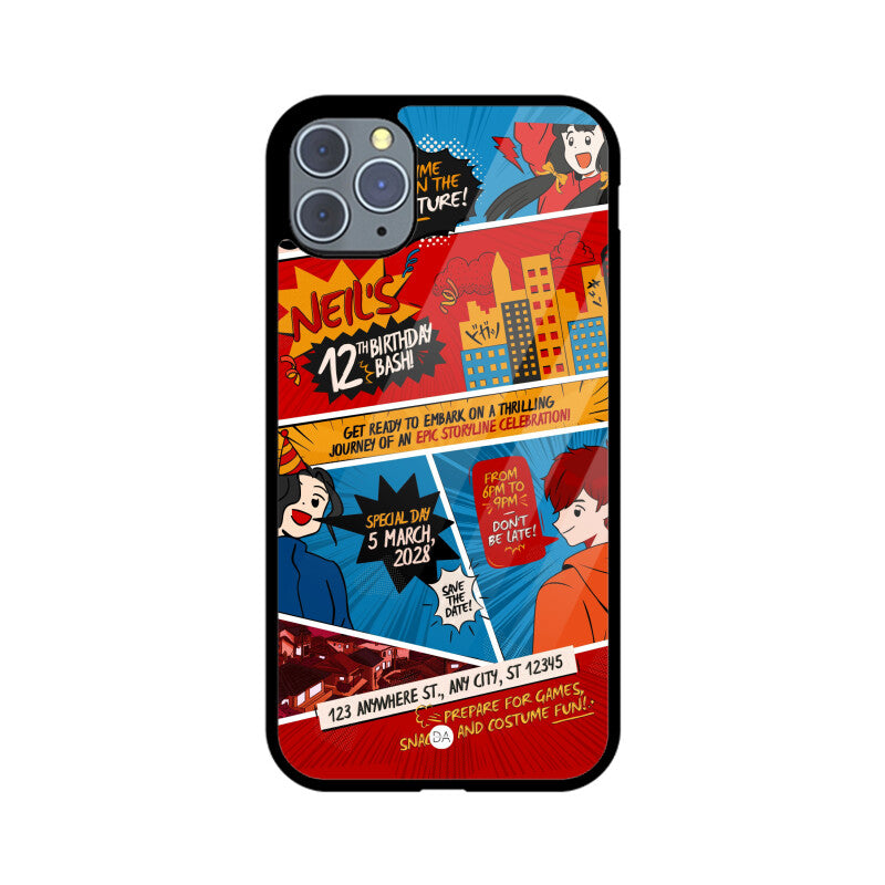 Comic Design Case Cover For iPhone | Dhukeri Arts