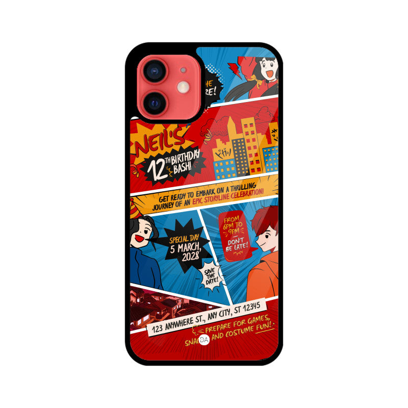 Comic Design Case Cover For iPhone | Dhukeri Arts