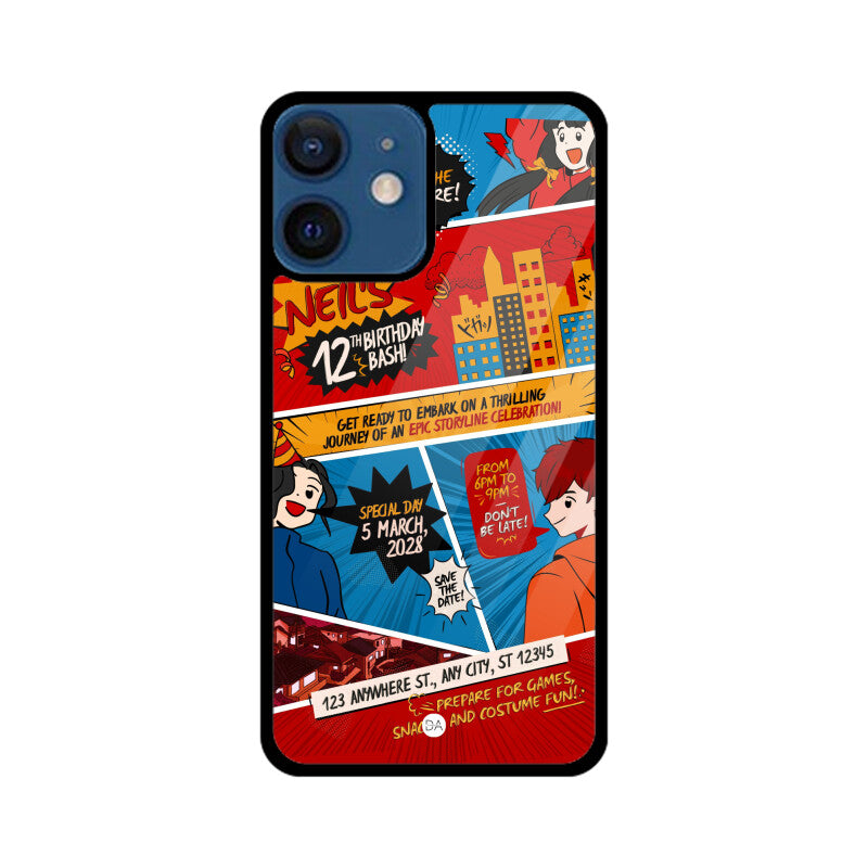 Comic Design Case Cover For iPhone | Dhukeri Arts