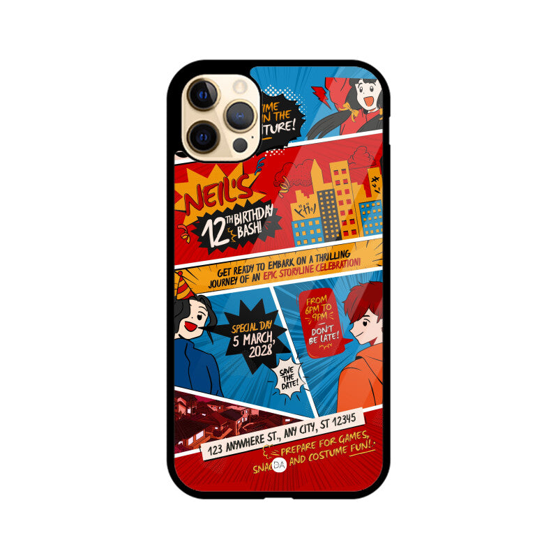 Comic Design Case Cover For iPhone | Dhukeri Arts