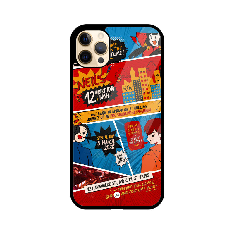 Comic Design Case Cover For iPhone | Dhukeri Arts