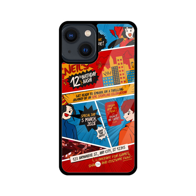 Comic Design Case Cover For iPhone | Dhukeri Arts