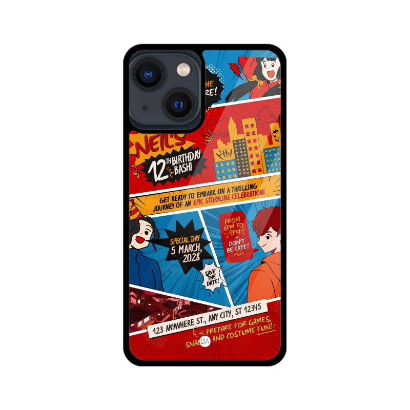 Comic Design Case Cover For iPhone | Dhukeri Arts