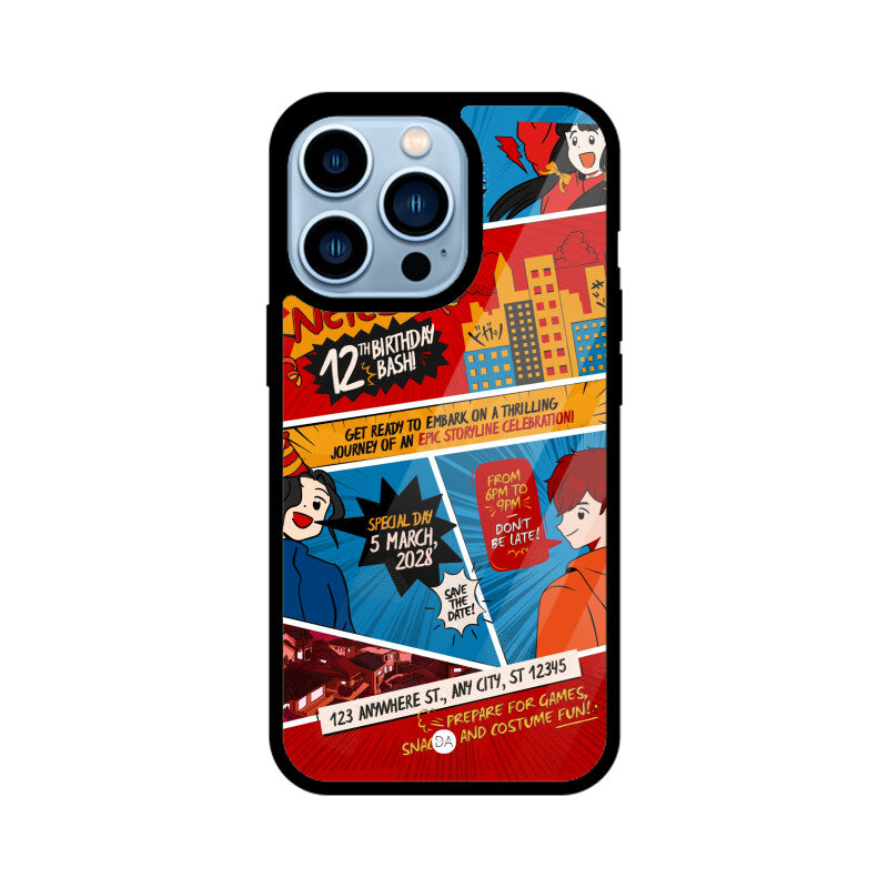 Comic Design Case Cover For iPhone | Dhukeri Arts