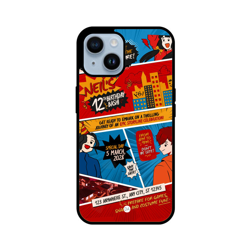 Comic Design Case Cover For iPhone | Dhukeri Arts