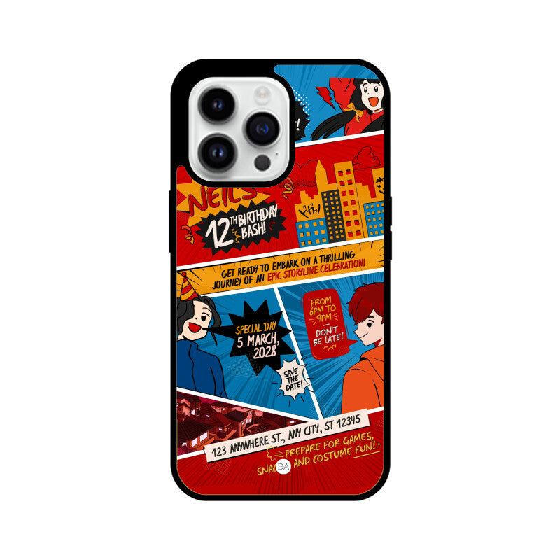 Comic Design Case Cover For iPhone | Dhukeri Arts