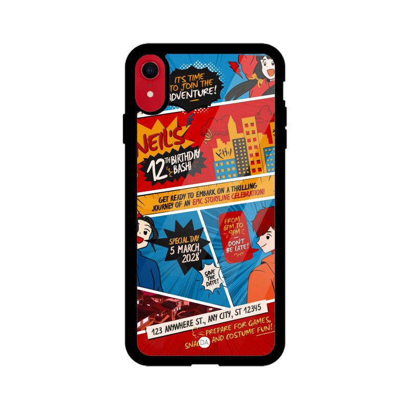 Comic Design Case Cover For iPhone | Dhukeri Arts