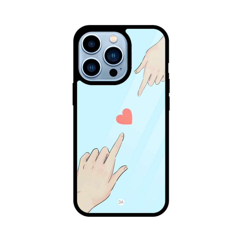 Touching Heart Design Case For iPhone