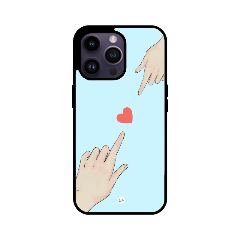 Touching Heart Design Case For iPhone