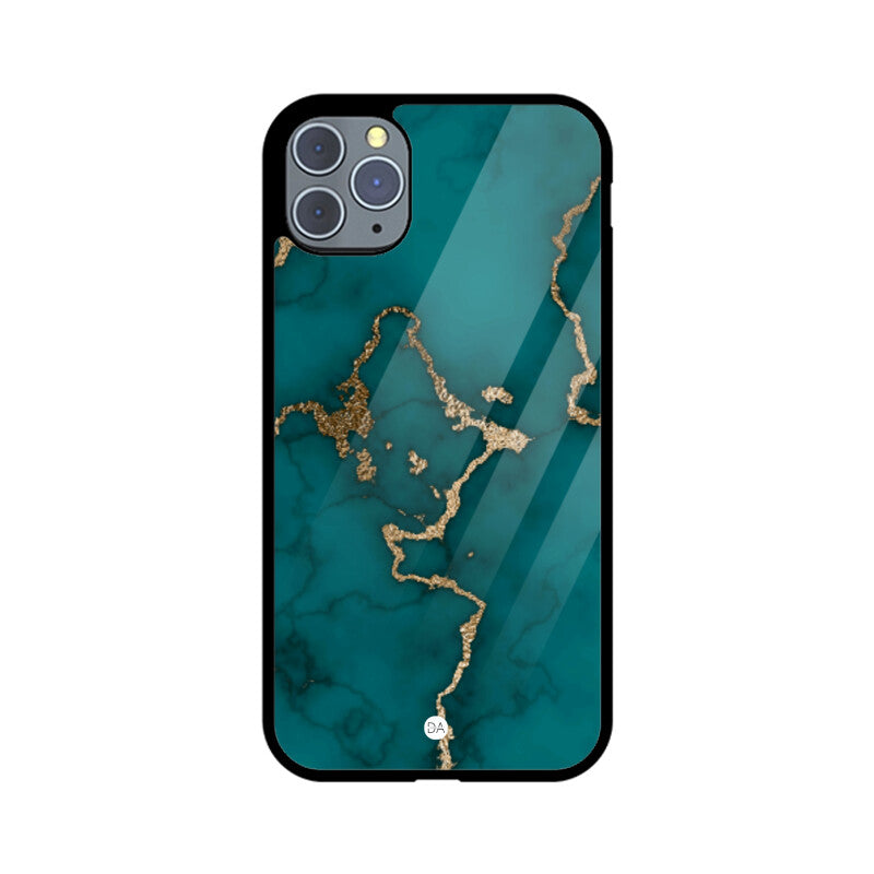 Marble Ocean Green Design Case For iPhone