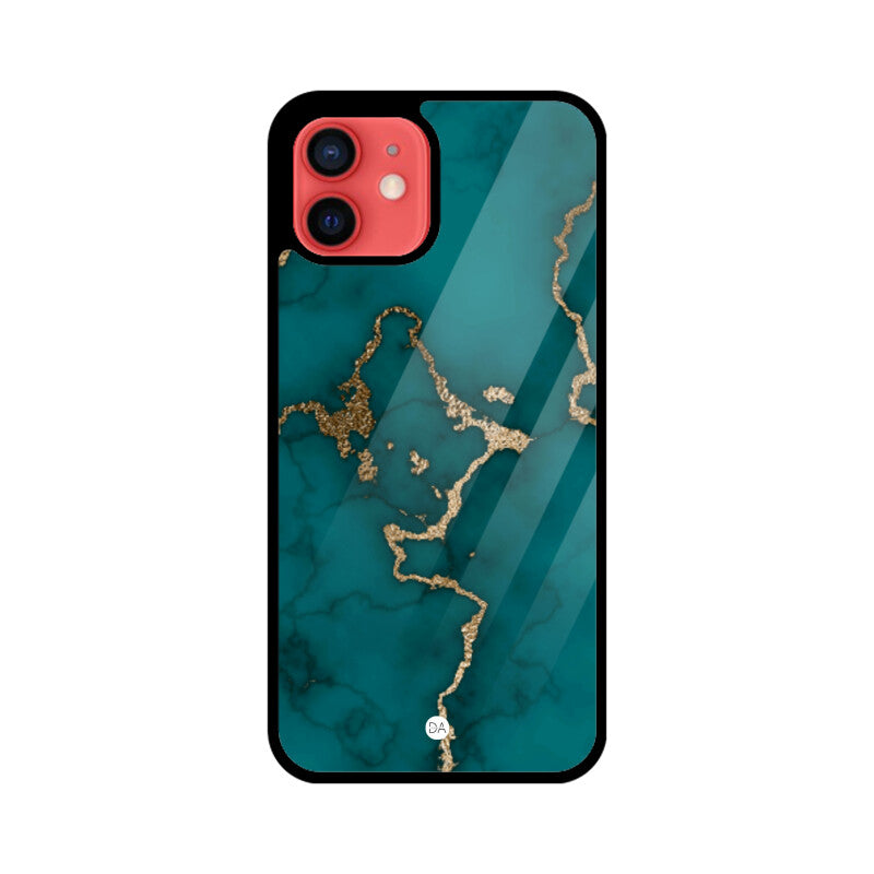 Marble Ocean Green Design Case For iPhone